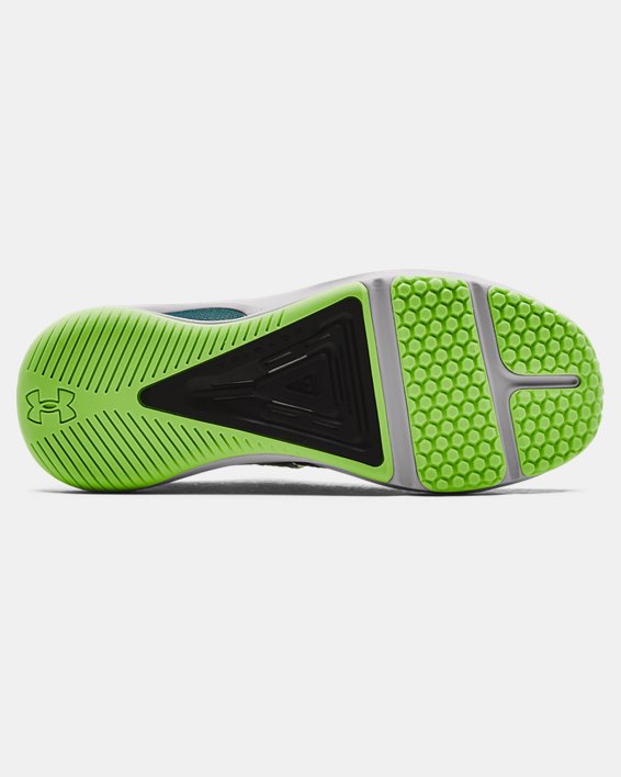 Chaussures d'entraînement UA HOVR™ Rise 3 pour homme, Green, pdpMainDesktop image number 4